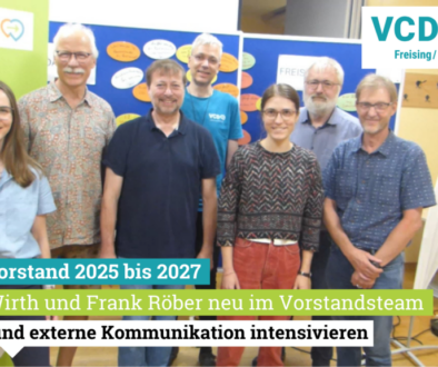 Vorstand des VCD Freising-Erding-Dachau im August 2025