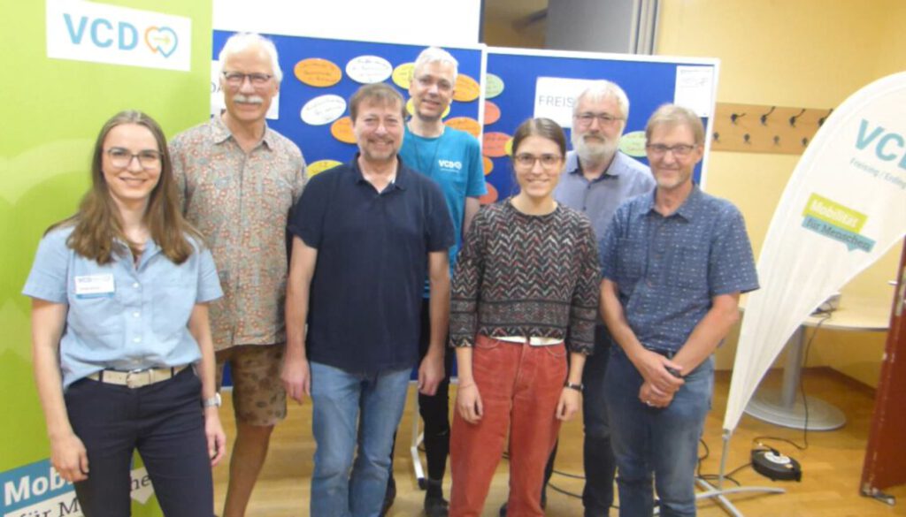 Vorstand des VCD Freising-Erding-Dachau im August 2025