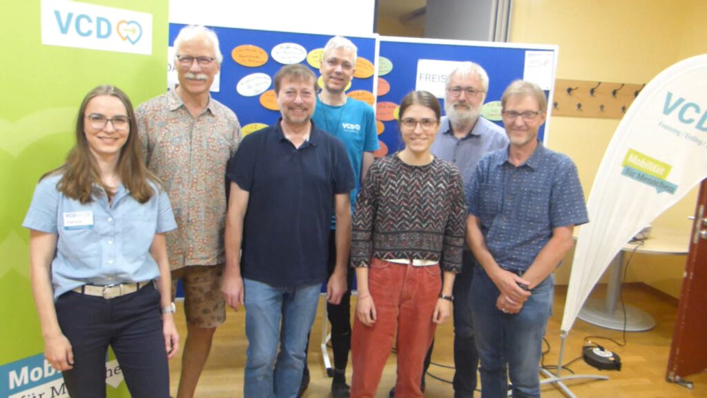 Vorstand des VCD Freising-Erding-Dachau im August 2025