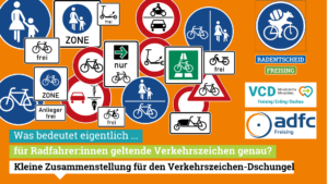 Mehr über den Artikel erfahren Bedeutung von Verkehrskennzeichen für Radfahrer:innen