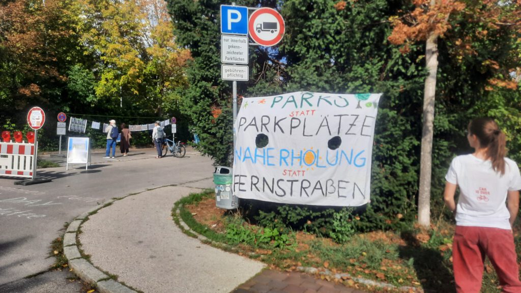 Parks statt Parkplätze war das Motto